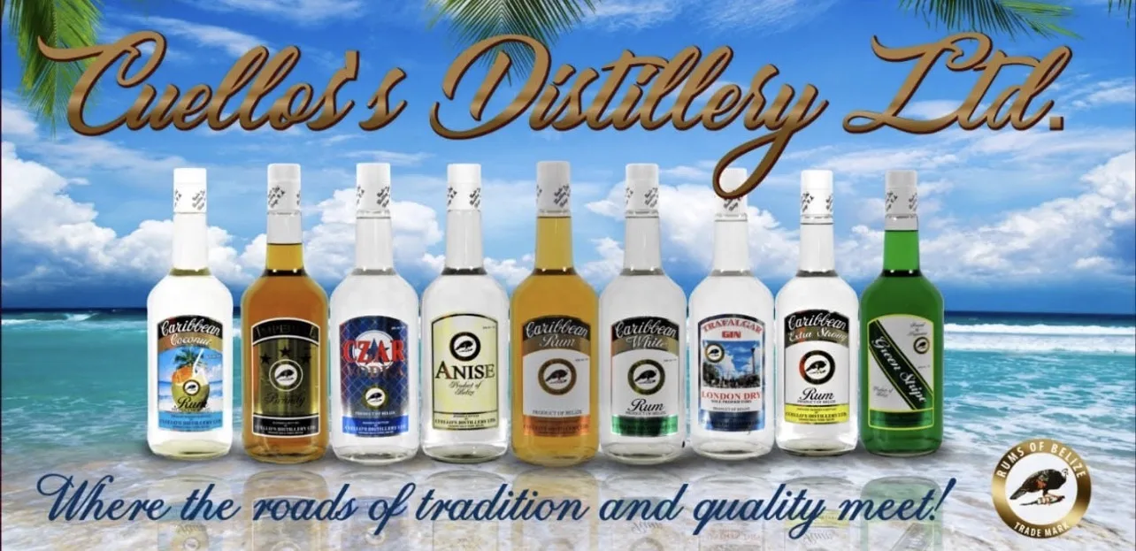 The full Cuello's product range with the slogan: Where the roads of tradition and quality meet