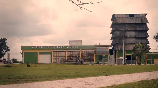 Exterior of the Cuello's distillery facility
